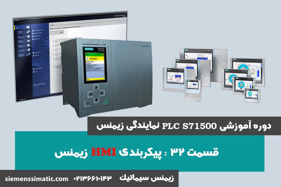 >آموزش PLC S7-1500 نمایندگی زیمنس قسمت 32: پیکربندی HMI  - قسمت 1